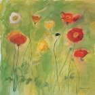 Poppies in Light Breeze Art Print