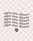 Wavy Words I Checkered Art Print