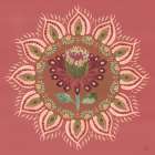 Floral Mandala I Art Print