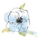 Oriental Blue II Art Print