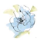 Oriental Blue IV Art Print
