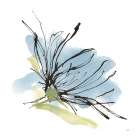 Spider Mum Blue I Art Print