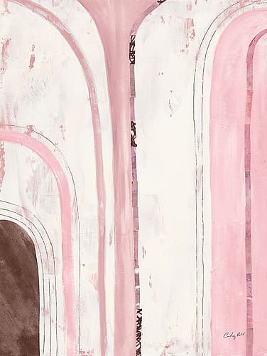 Kindness II Pink Abstract Art Print