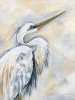 White Egret Art Print