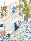 Boho Chic Bath I Art Print