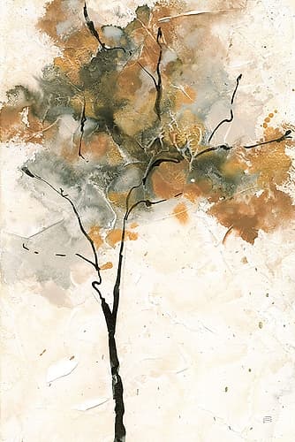 Textural Trees I Minimalist Print