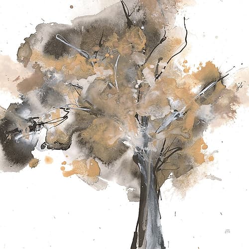 Treetops II Abstract Art Print
