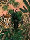 Boho Jungle Prowlers Art Print