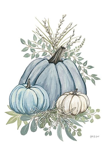 Blue Harvest I Art Print