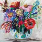 Garden Fiesta Art Print