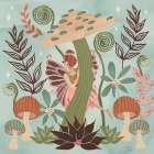 Floralscape Fairies III Art Print