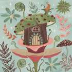 Floralscape Fairies IV Art Print