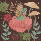 Floralscape Fairies II Dark Art Print