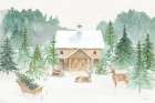Wooded Winter I Art Print