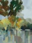 Lake in the Park II Art Print