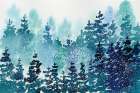 Christmas Forest Art Print