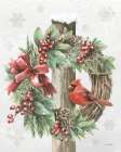 Feathered Festivities IV Art Print