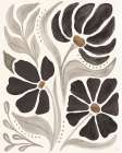 Modern Petals II Neutral Art Print