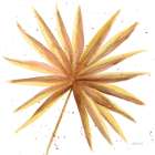 Golden Palm I Art Print