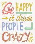 Colorful Sayings V Art Print