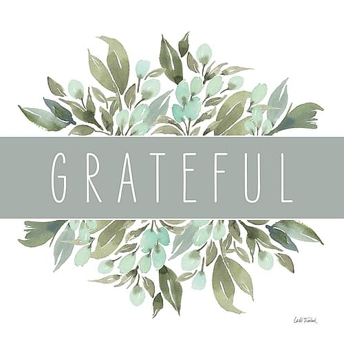 Grateful Minimalist Print