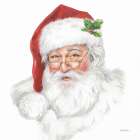 Jolly Santa Art Print