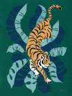 Prowling Tiger Art Print