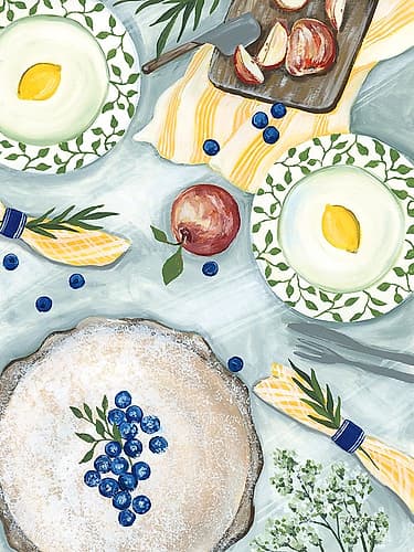 Summer Picnic II Art Print