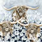 Highlands in the Meadow Art Print