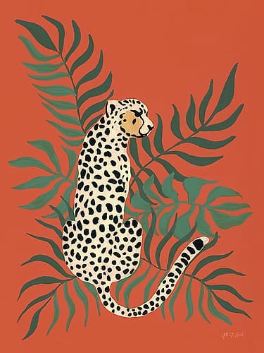 Sitting Cheetah Art Print