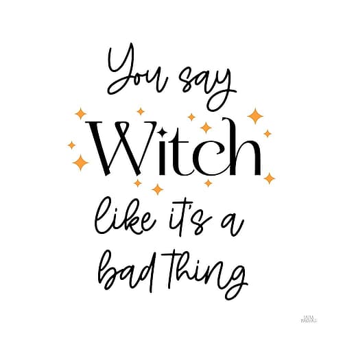 Halloween Typography IV Art Print