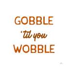 Thanksgiving Typography I Art Print