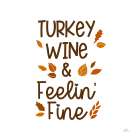 Thanksgiving Typography III Art Print