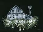 Adorned Barn Sketch Art Print
