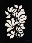 Boho Florals II BW Art Print