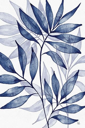 Soft Leaves I Modern Print