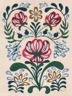 Folksy Floral II Art Print