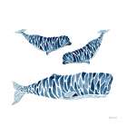 Three Whales Art Print