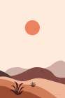Boho Desert III Art Print