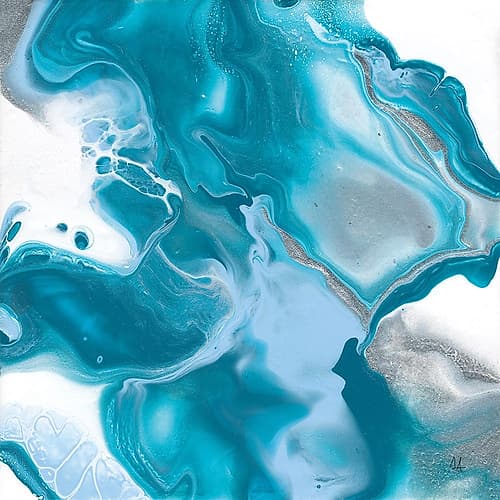 Blue Lagoon I Abstract Art Print