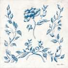 Swedish Tile I Blue Art Print