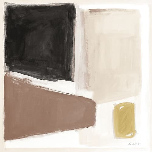 Neutral and Brew Abstract Art Print