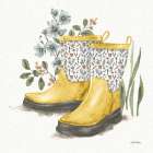 Garden Patch VIII Yellow Art Print