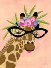Quirky Giraffe Art Print