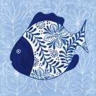 Coastal Chinoiserie II Art Print