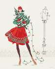 Festive Fashion I Art Print