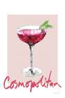 Cheers II on White Art Print