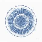 Coastal Block Print I Blue Art Print