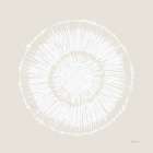 Coastal Block Print I Neutral Art Print