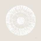 Coastal Block Print II Neutral Art Print